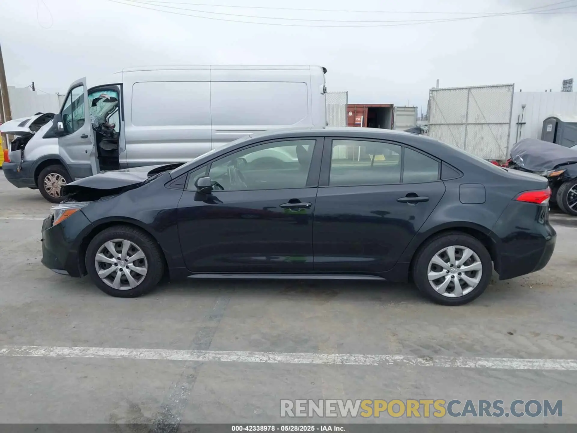 14 fotografías del automóvil dañado JTDEPRAE4LJ094866 TOYOTA COROLLA 2020