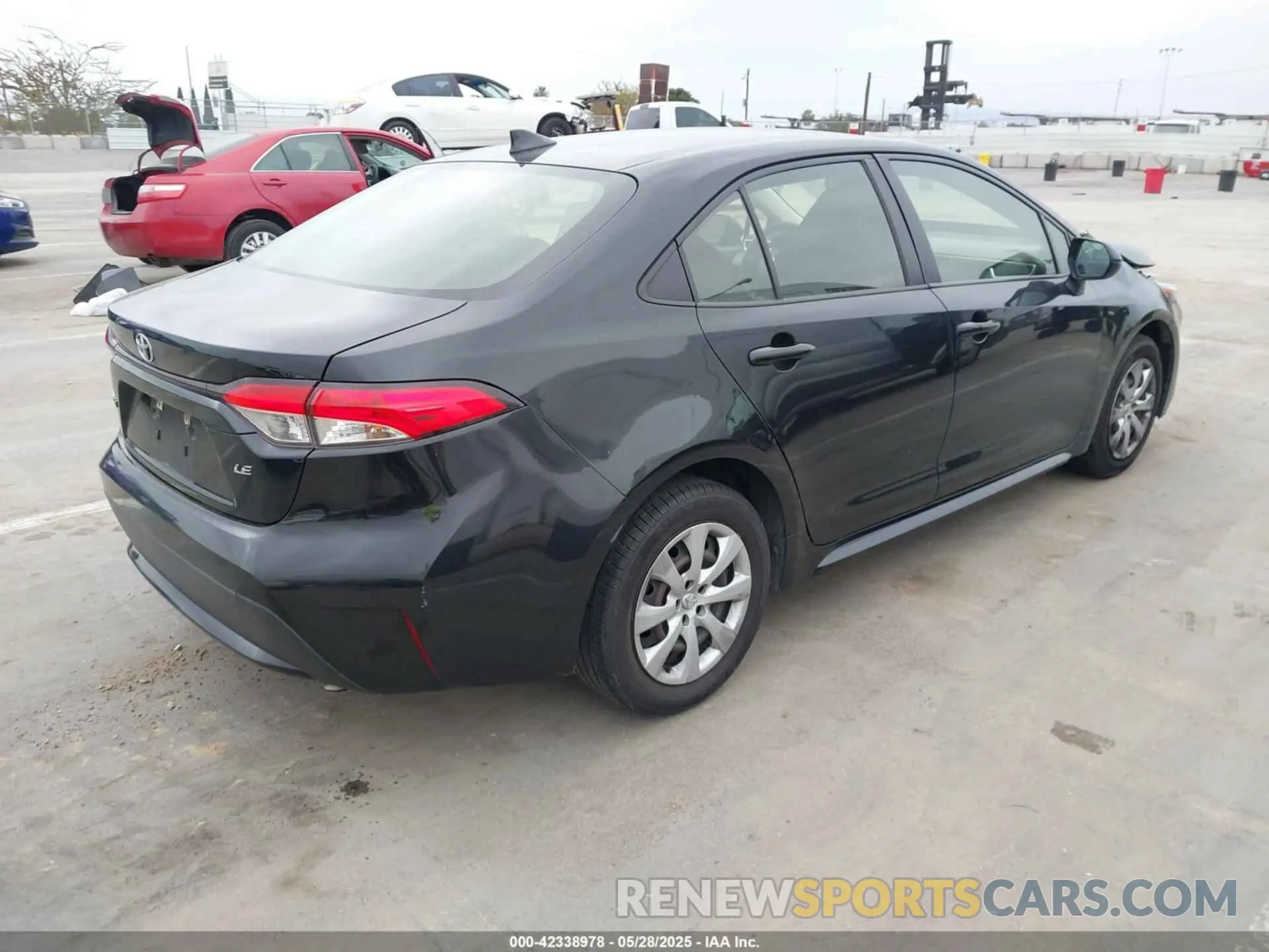 4 fotografías del automóvil dañado JTDEPRAE4LJ094866 TOYOTA COROLLA 2020