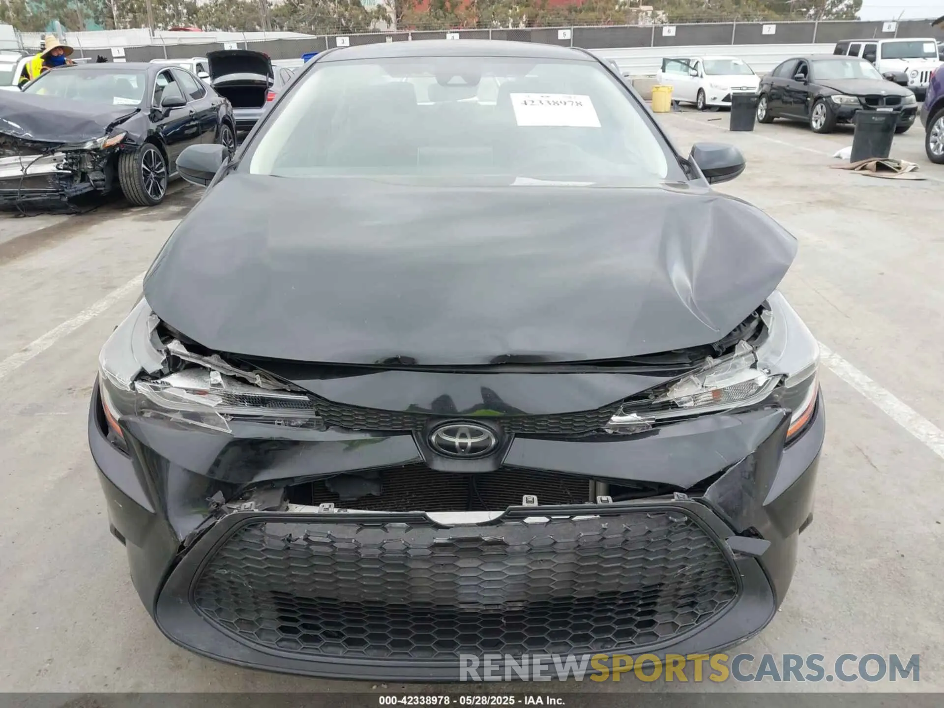 6 fotografías del automóvil dañado JTDEPRAE4LJ094866 TOYOTA COROLLA 2020
