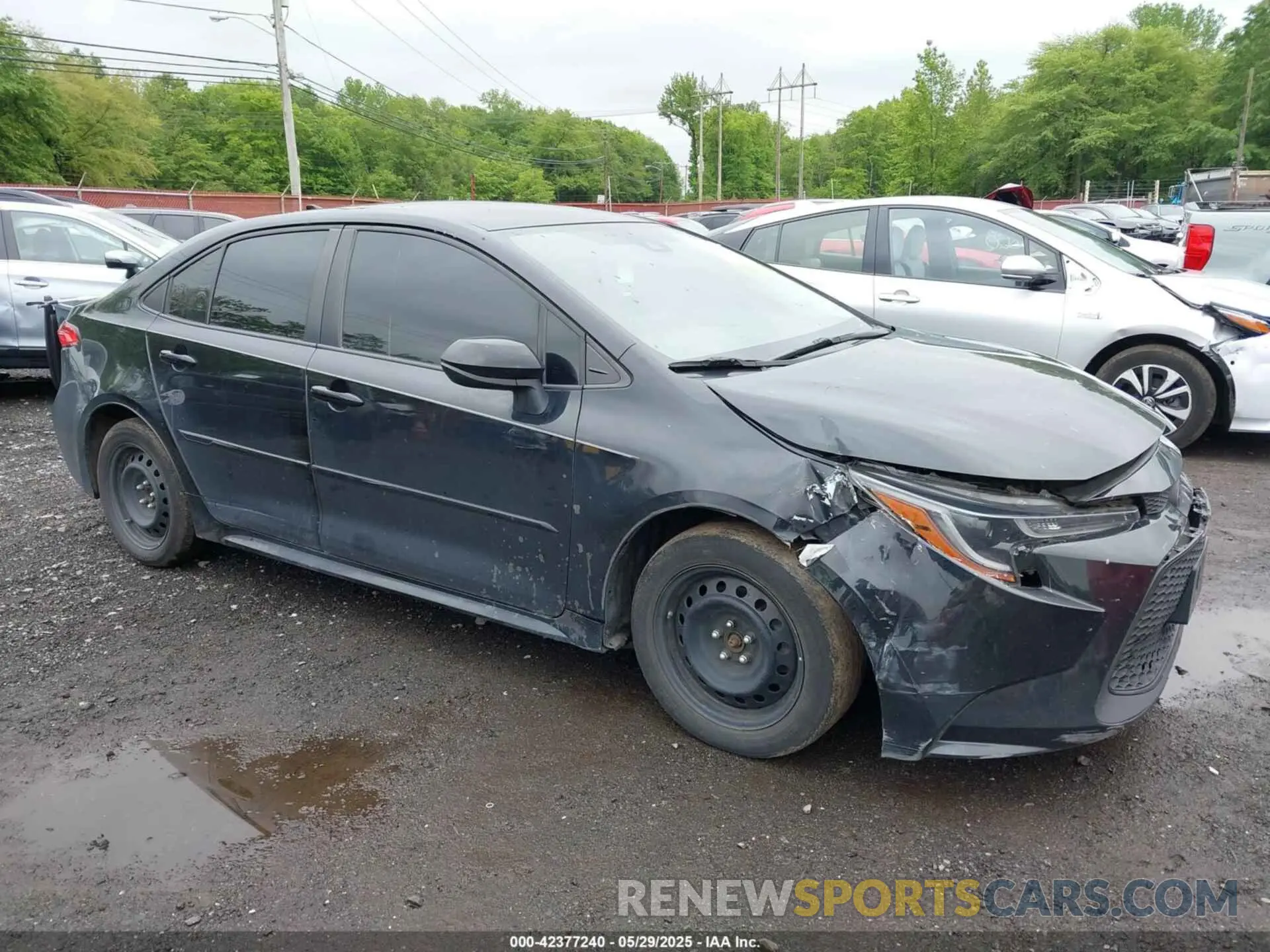 18 fotografías del automóvil dañado JTDEPRAE4LJ095127 TOYOTA COROLLA 2020