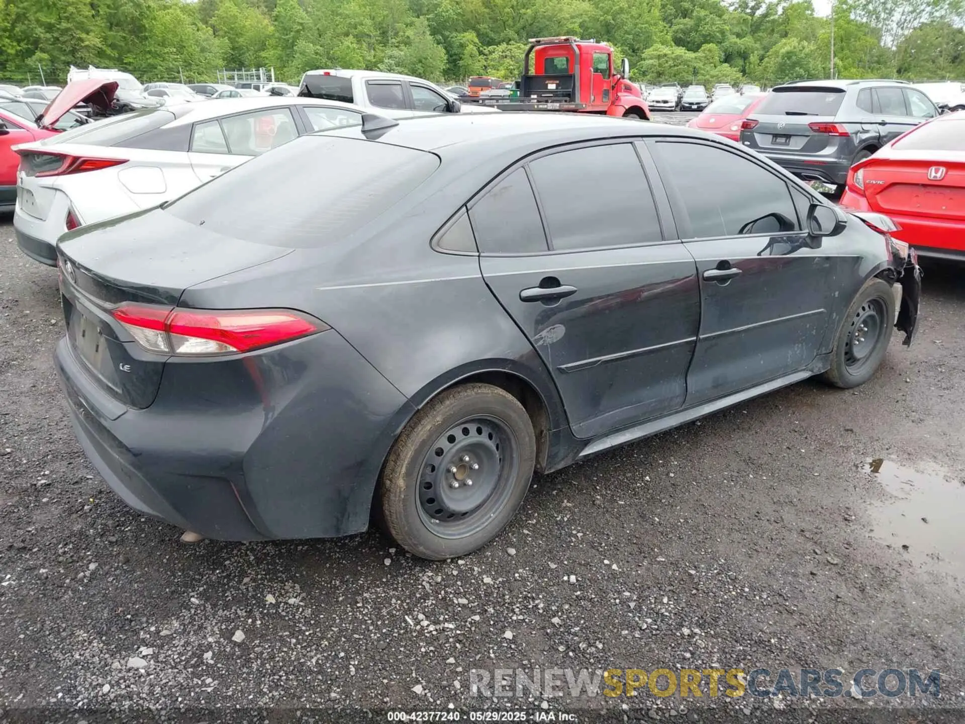 4 fotografías del automóvil dañado JTDEPRAE4LJ095127 TOYOTA COROLLA 2020