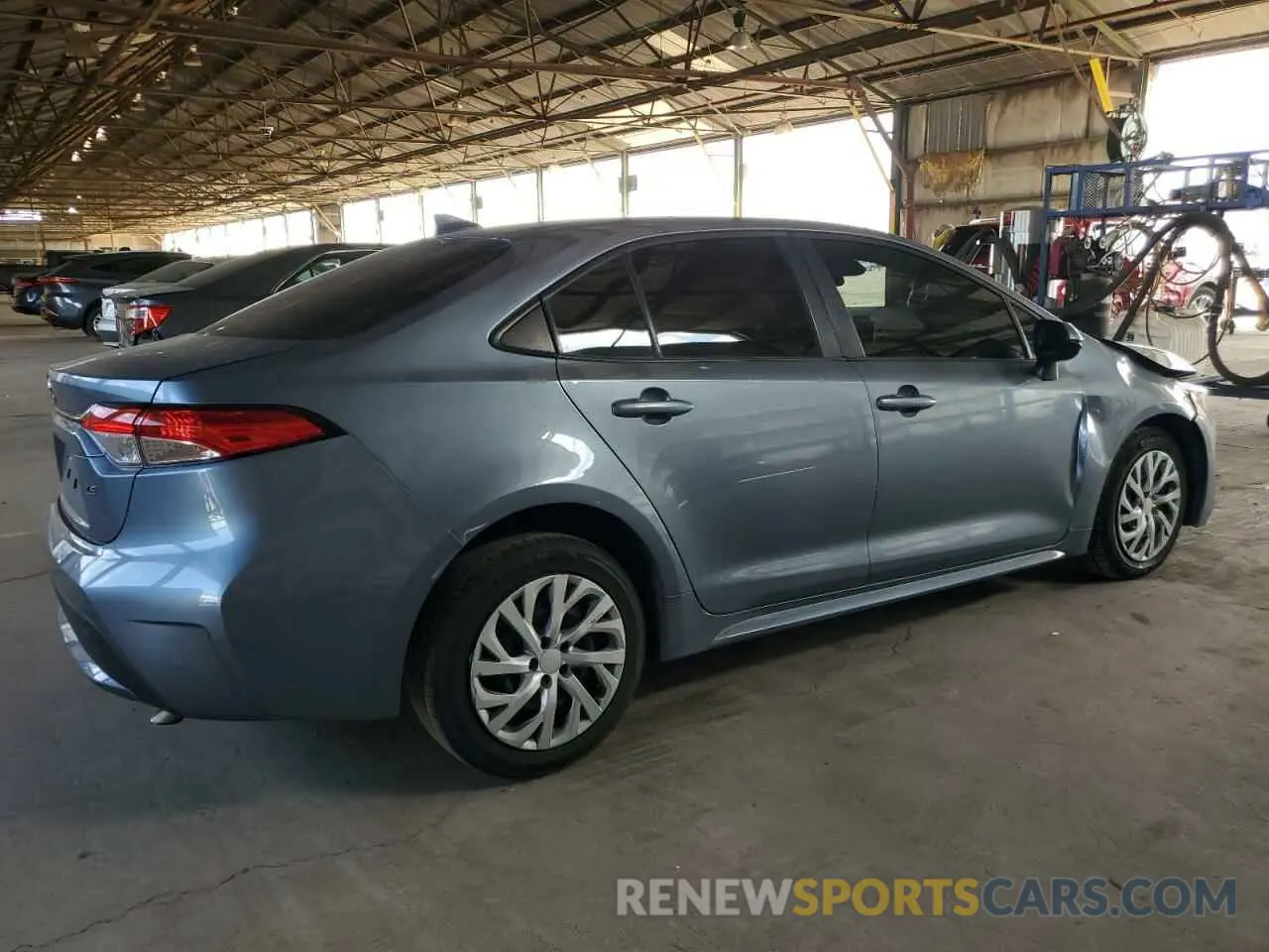 3 fotografías del automóvil dañado JTDEPRAE4LJ095645 TOYOTA COROLLA 2020
