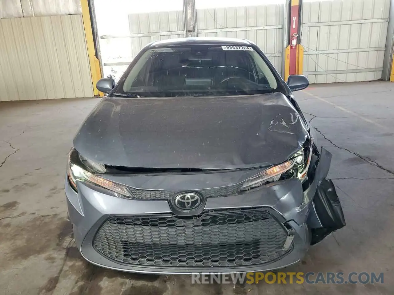 5 fotografías del automóvil dañado JTDEPRAE4LJ095645 TOYOTA COROLLA 2020