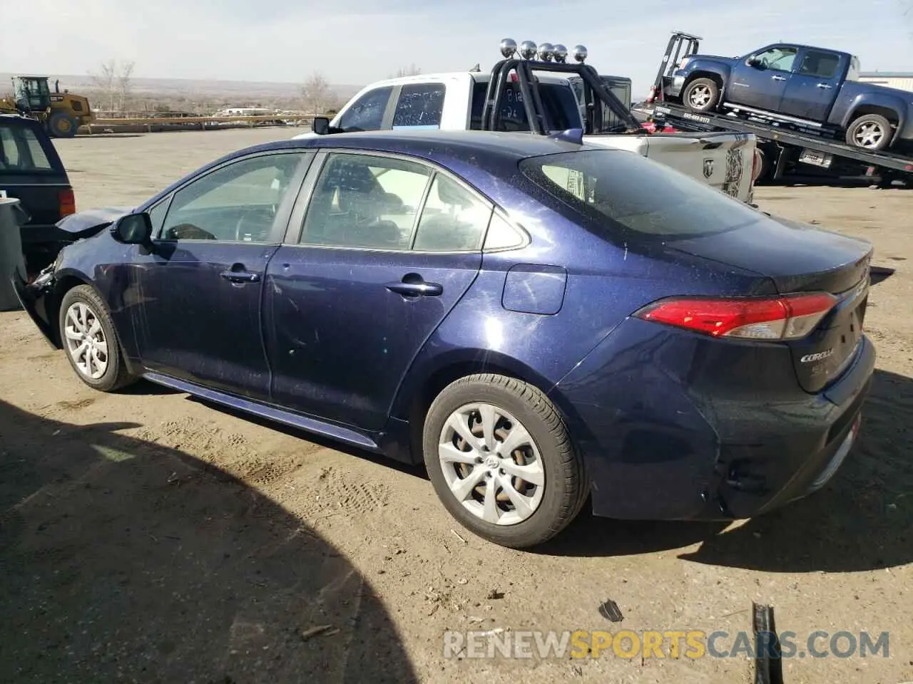 2 fotografías del automóvil dañado JTDEPRAE4LJ100228 TOYOTA COROLLA 2020