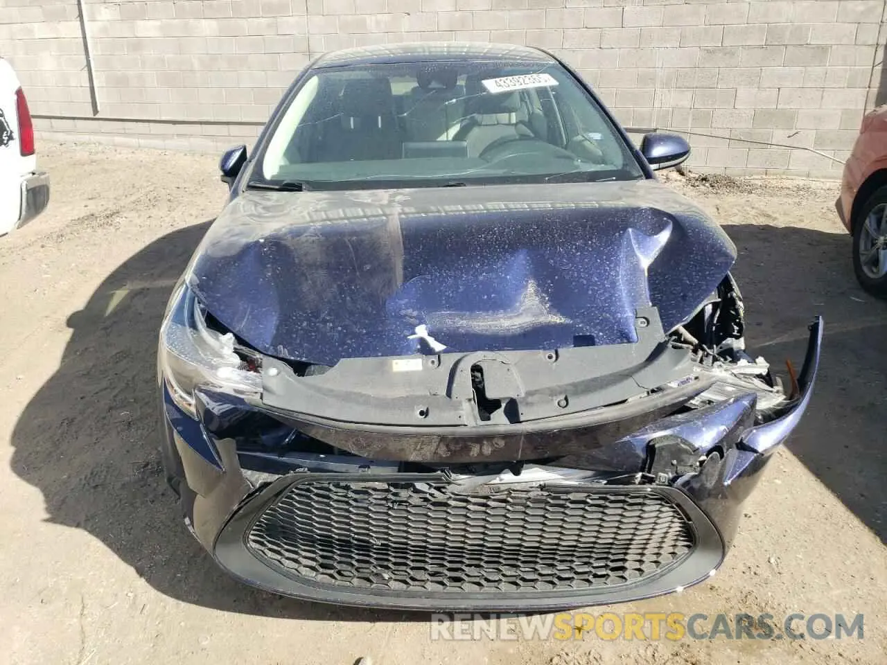 5 fotografías del automóvil dañado JTDEPRAE4LJ100228 TOYOTA COROLLA 2020