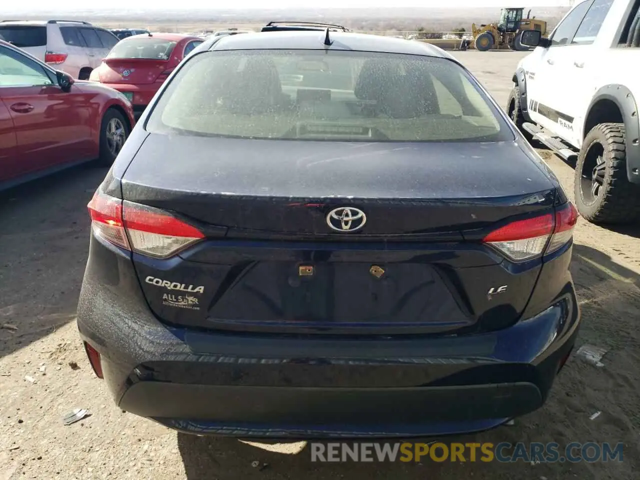 6 fotografías del automóvil dañado JTDEPRAE4LJ100228 TOYOTA COROLLA 2020