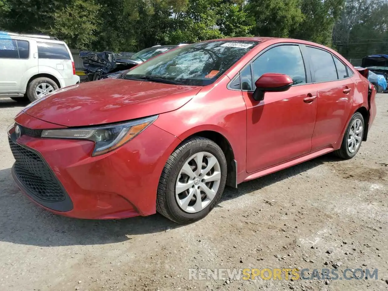 1 fotografías del automóvil dañado JTDEPRAE4LJ101301 TOYOTA COROLLA 2020