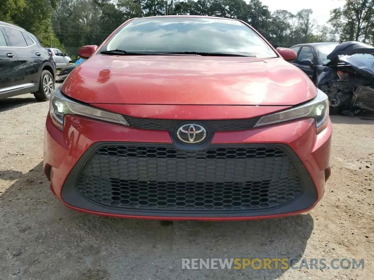 5 fotografías del automóvil dañado JTDEPRAE4LJ101301 TOYOTA COROLLA 2020