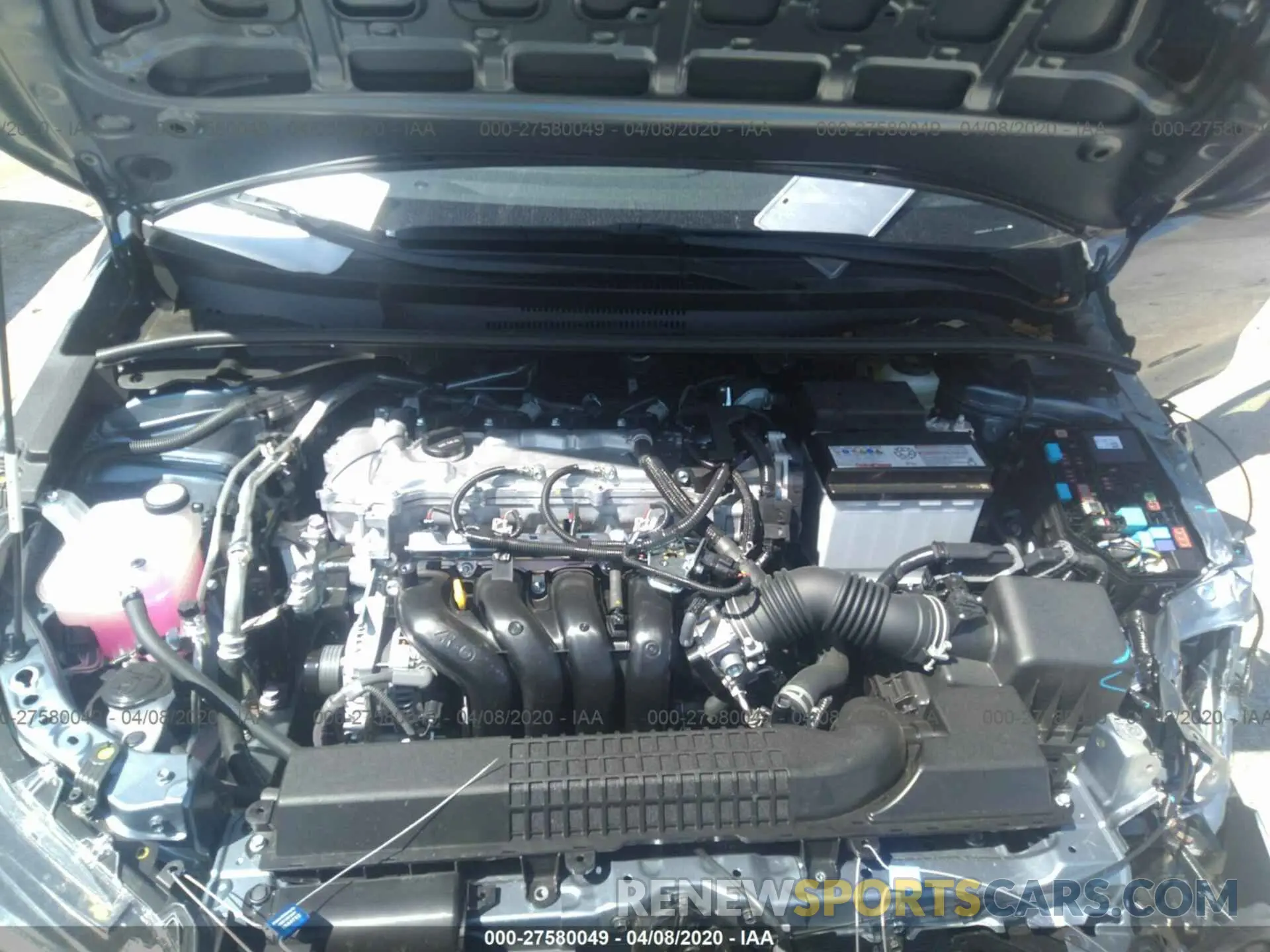 10 fotografías del automóvil dañado JTDEPRAE4LJ102321 TOYOTA COROLLA 2020