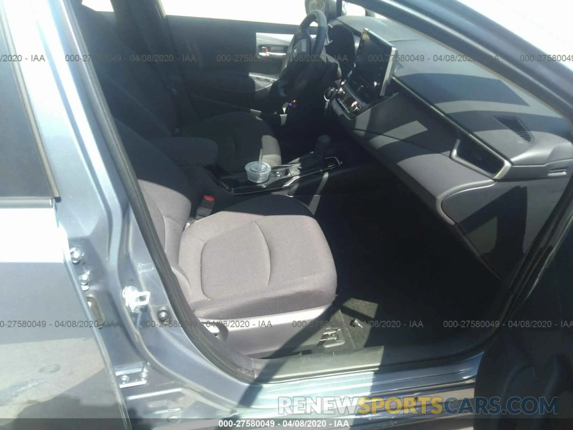 5 fotografías del automóvil dañado JTDEPRAE4LJ102321 TOYOTA COROLLA 2020