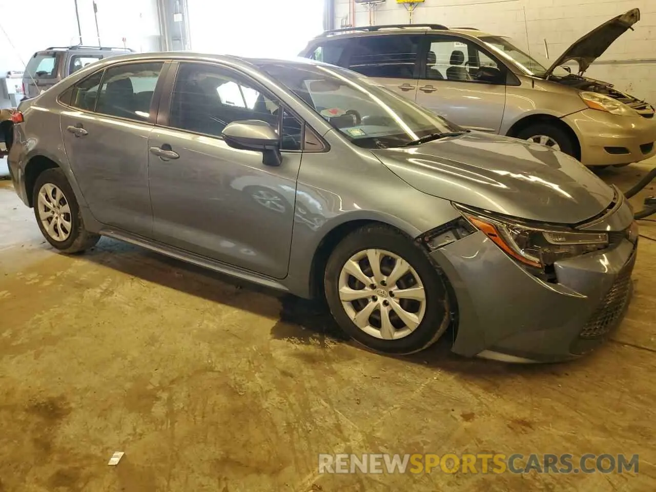 4 fotografías del automóvil dañado JTDEPRAE4LJ103422 TOYOTA COROLLA 2020