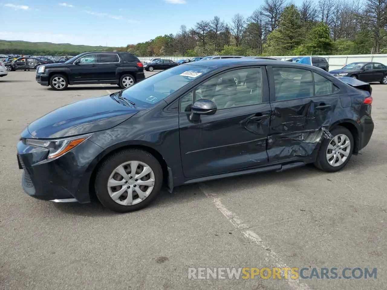 1 fotografías del automóvil dañado JTDEPRAE4LJ111620 TOYOTA COROLLA 2020