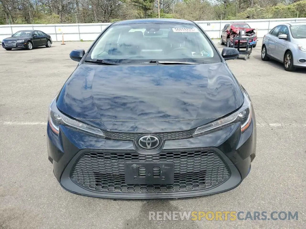 5 fotografías del automóvil dañado JTDEPRAE4LJ111620 TOYOTA COROLLA 2020