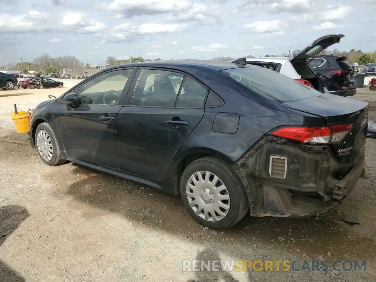 2 fotografías del automóvil dañado JTDEPRAE4LJ113321 TOYOTA COROLLA 2020