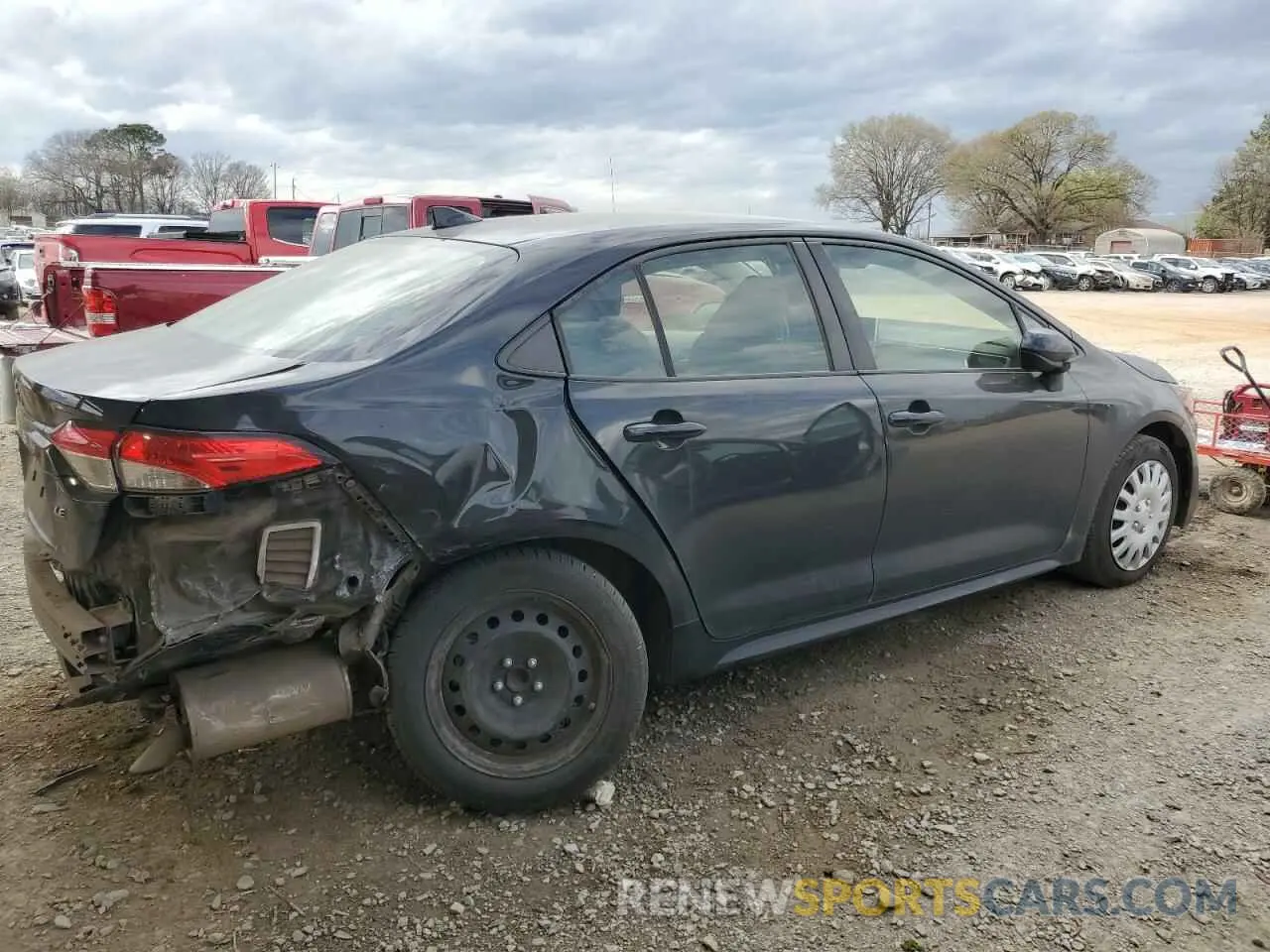 3 fotografías del automóvil dañado JTDEPRAE4LJ113321 TOYOTA COROLLA 2020