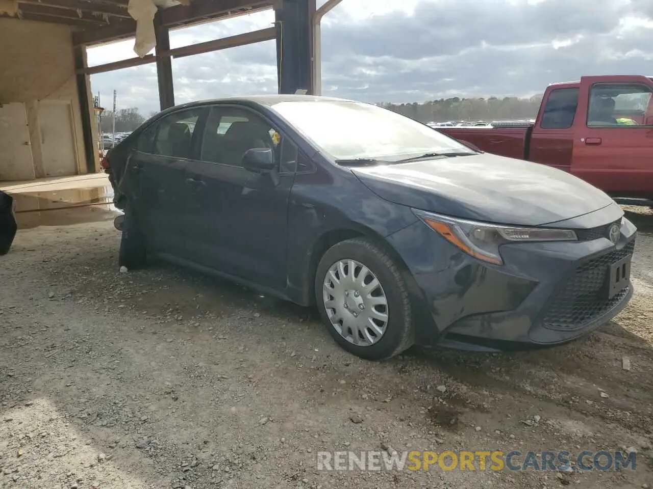 4 fotografías del automóvil dañado JTDEPRAE4LJ113321 TOYOTA COROLLA 2020