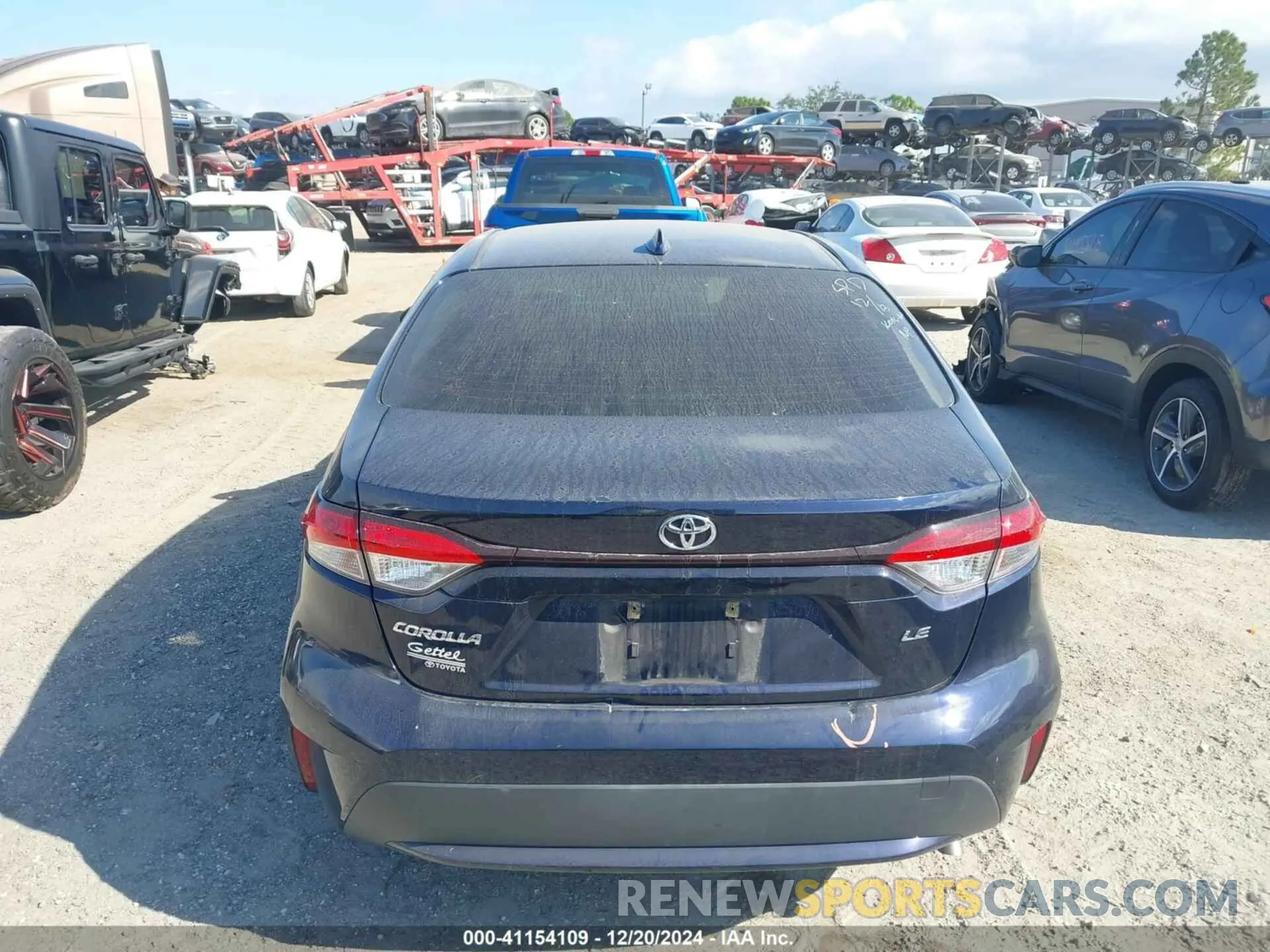 15 fotografías del automóvil dañado JTDEPRAE4LJ115151 TOYOTA COROLLA 2020