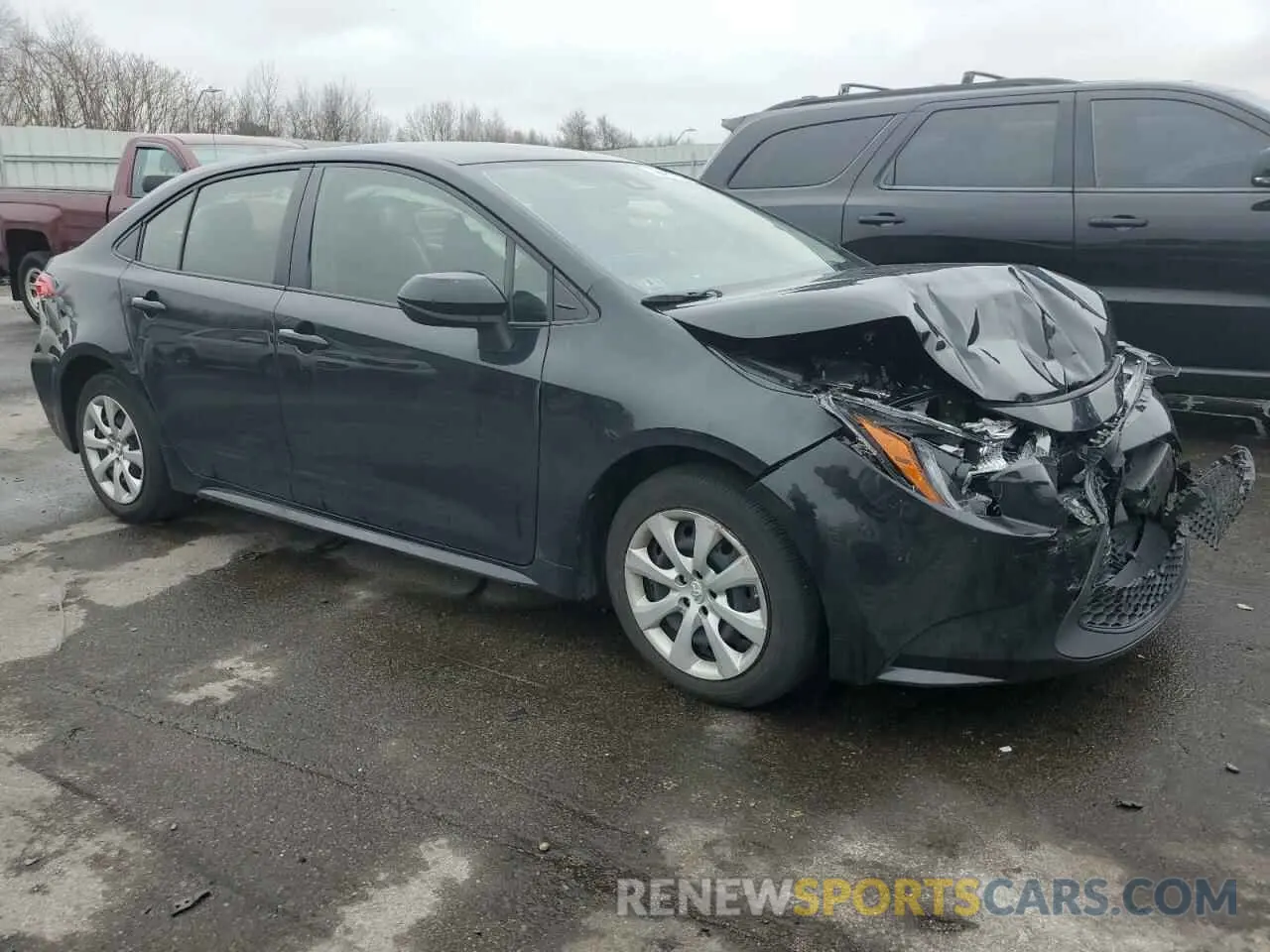 4 fotografías del automóvil dañado JTDEPRAE4LJ115828 TOYOTA COROLLA 2020