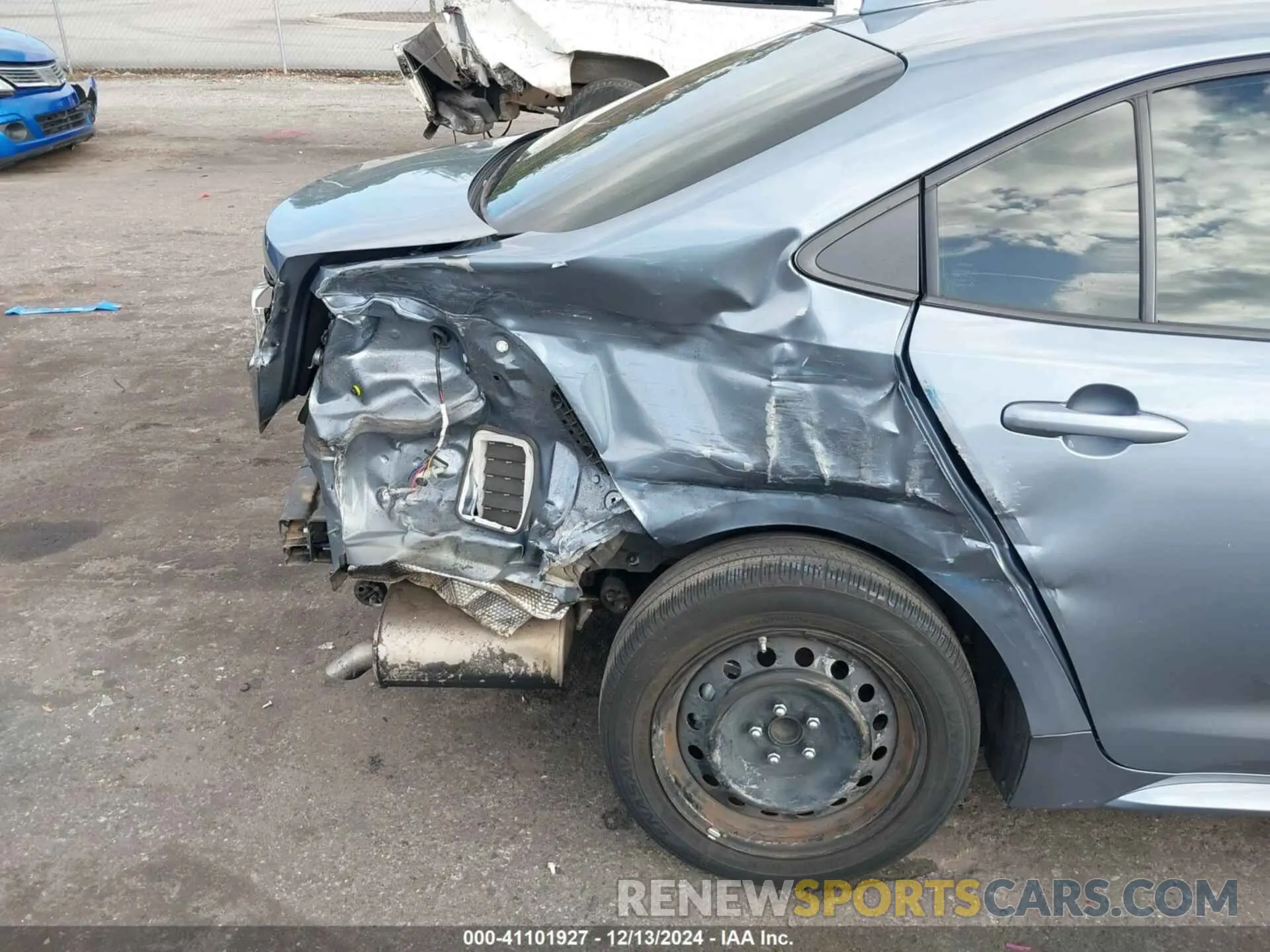 6 fotografías del automóvil dañado JTDEPRAE5LJ006228 TOYOTA COROLLA 2020
