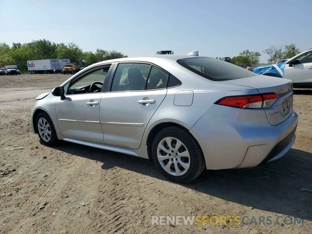2 fotografías del automóvil dañado JTDEPRAE5LJ007184 TOYOTA COROLLA 2020