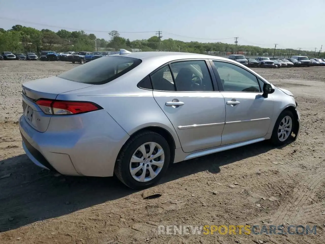 3 fotografías del automóvil dañado JTDEPRAE5LJ007184 TOYOTA COROLLA 2020