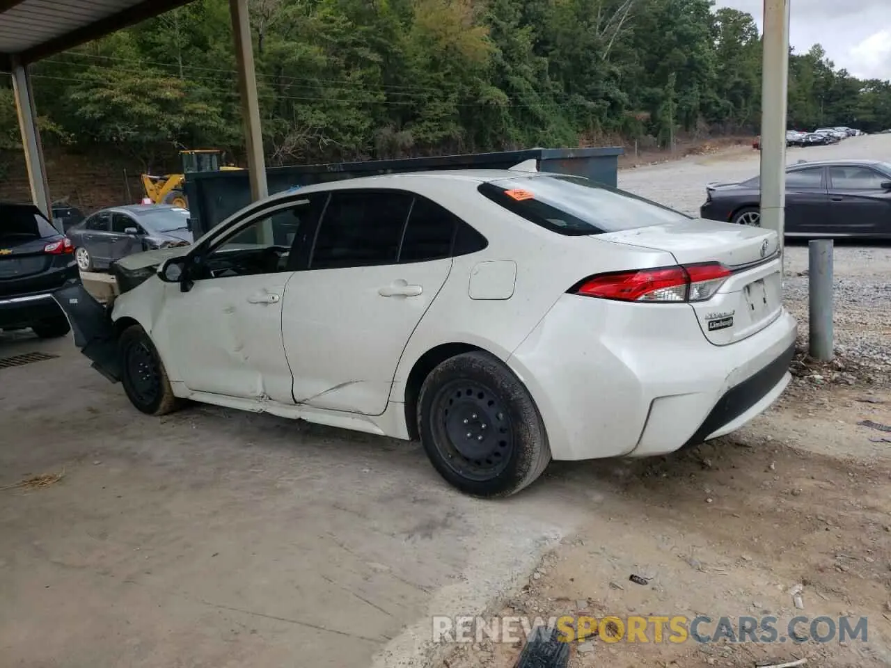 2 fotografías del automóvil dañado JTDEPRAE5LJ007279 TOYOTA COROLLA 2020