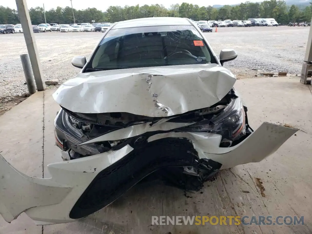 5 fotografías del automóvil dañado JTDEPRAE5LJ007279 TOYOTA COROLLA 2020