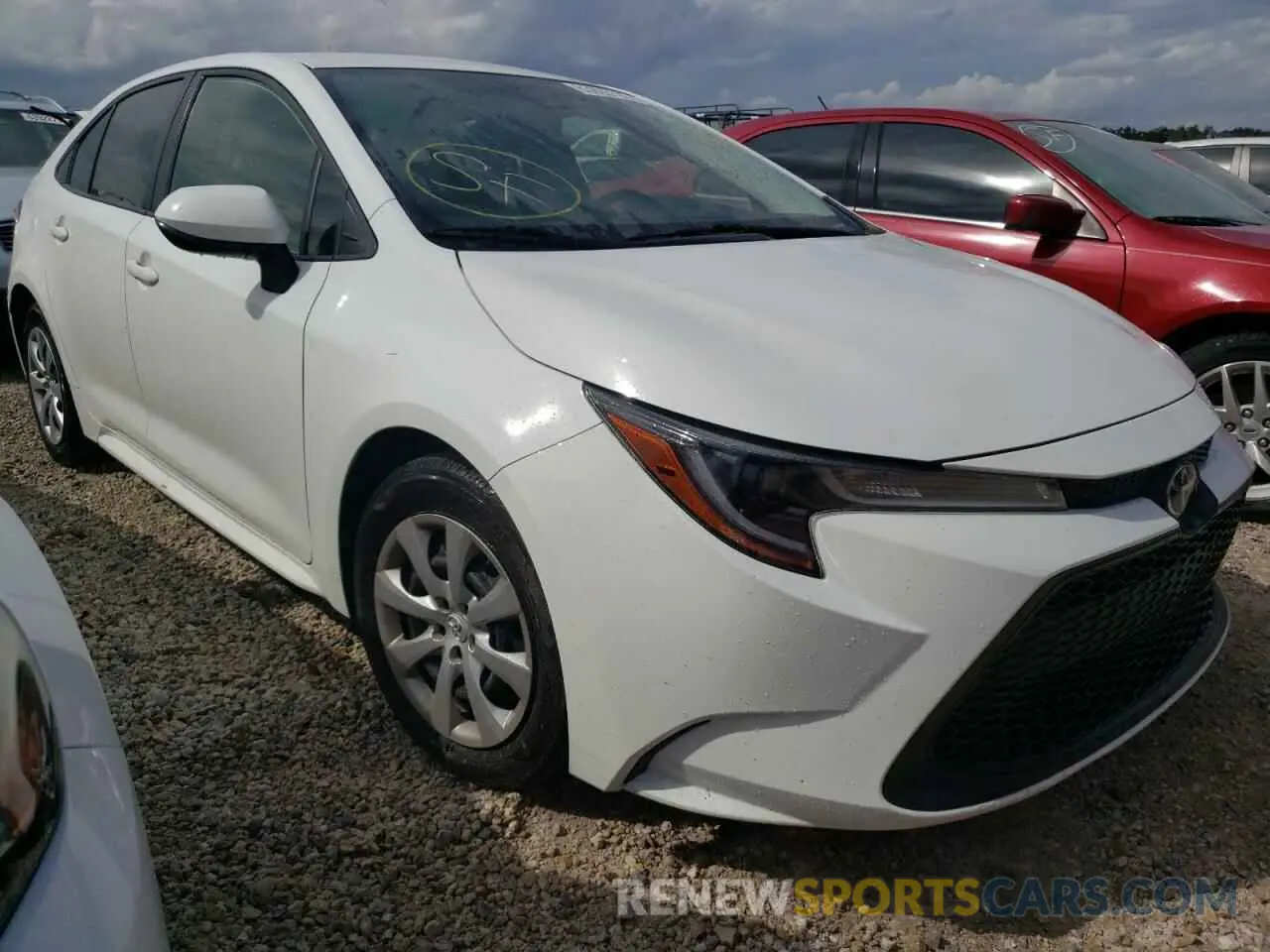 1 fotografías del automóvil dañado JTDEPRAE5LJ008058 TOYOTA COROLLA 2020