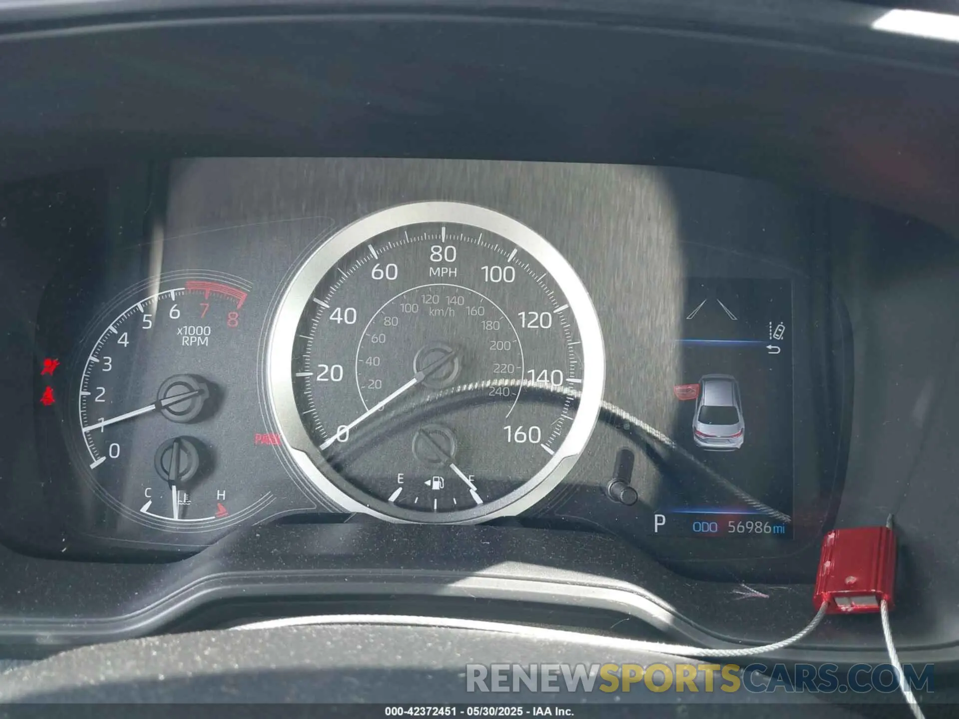 7 fotografías del automóvil dañado JTDEPRAE5LJ011820 TOYOTA COROLLA 2020