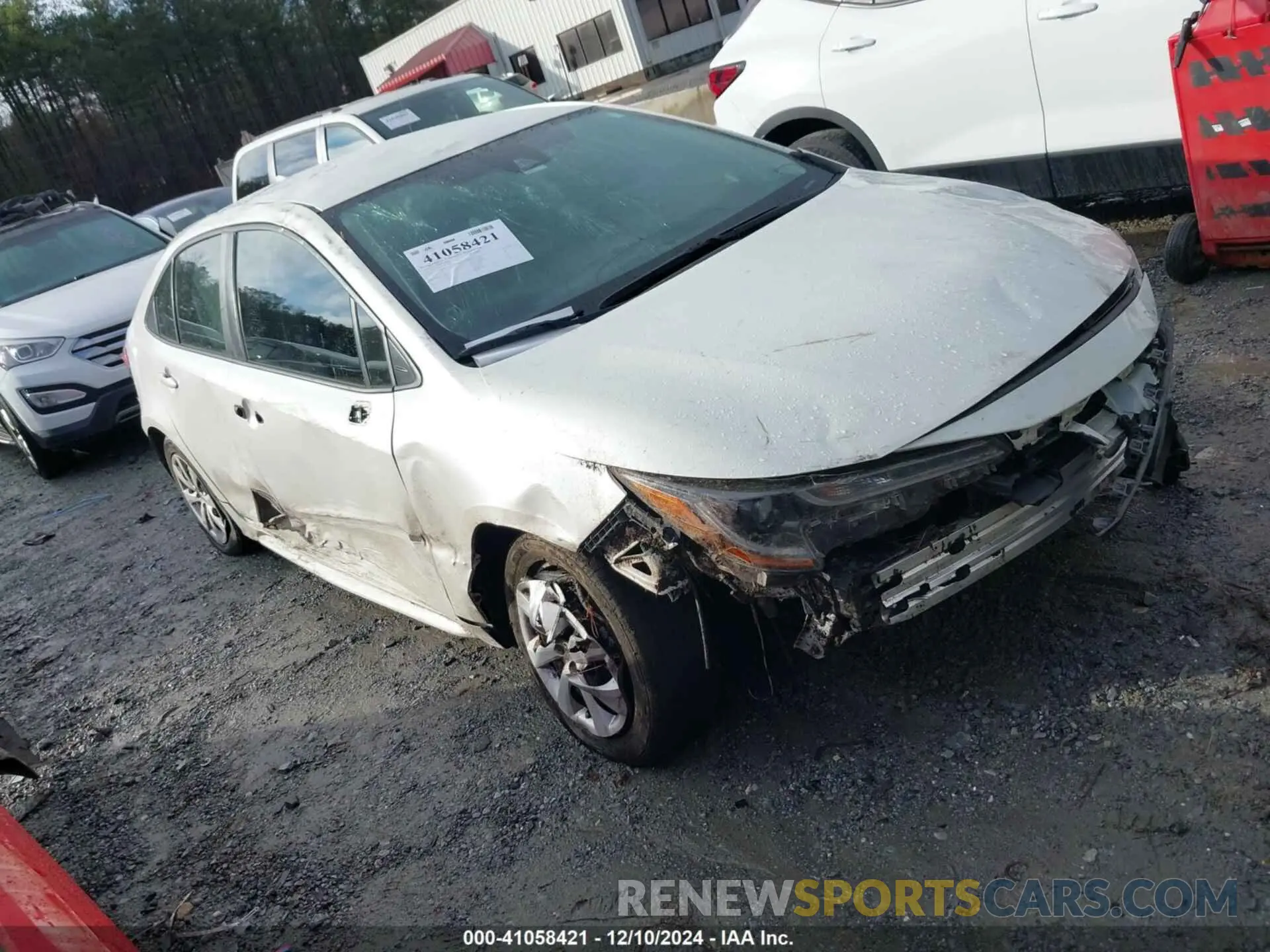 1 fotografías del automóvil dañado JTDEPRAE5LJ013888 TOYOTA COROLLA 2020