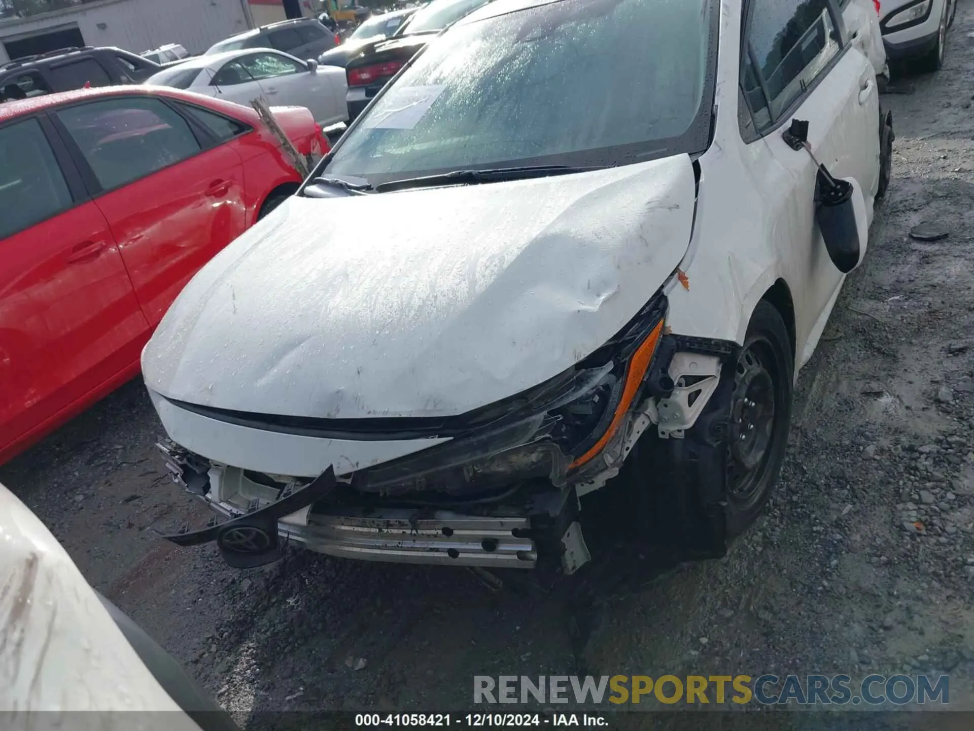 12 fotografías del automóvil dañado JTDEPRAE5LJ013888 TOYOTA COROLLA 2020