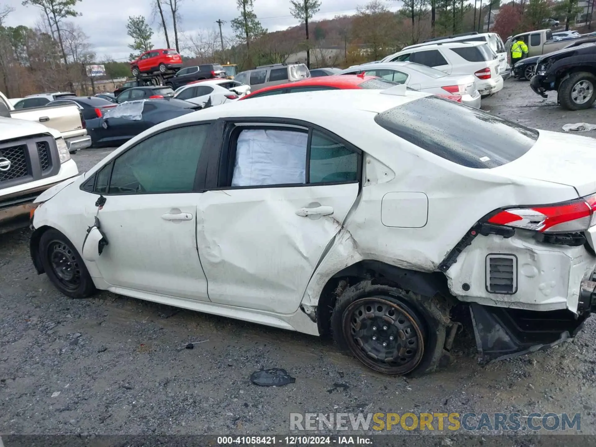 14 fotografías del automóvil dañado JTDEPRAE5LJ013888 TOYOTA COROLLA 2020