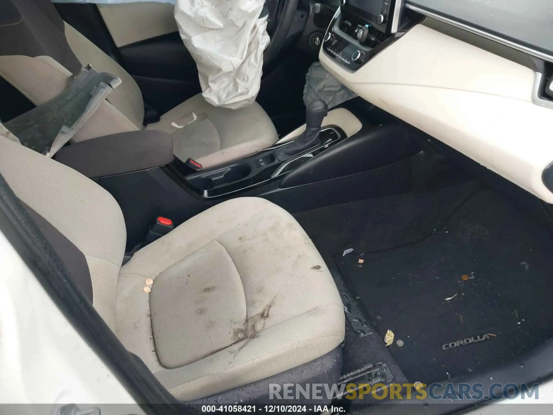 5 fotografías del automóvil dañado JTDEPRAE5LJ013888 TOYOTA COROLLA 2020