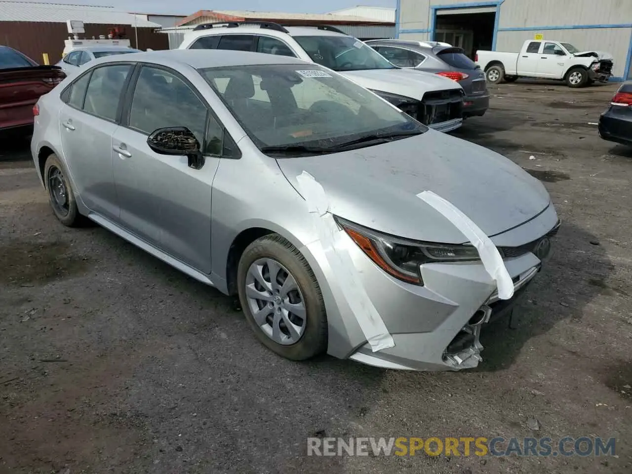 4 fotografías del automóvil dañado JTDEPRAE5LJ014054 TOYOTA COROLLA 2020