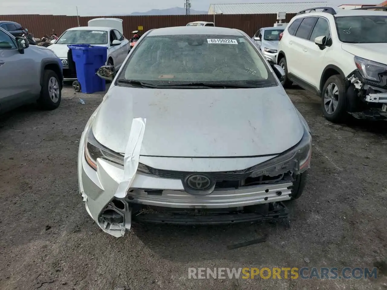 5 fotografías del automóvil dañado JTDEPRAE5LJ014054 TOYOTA COROLLA 2020