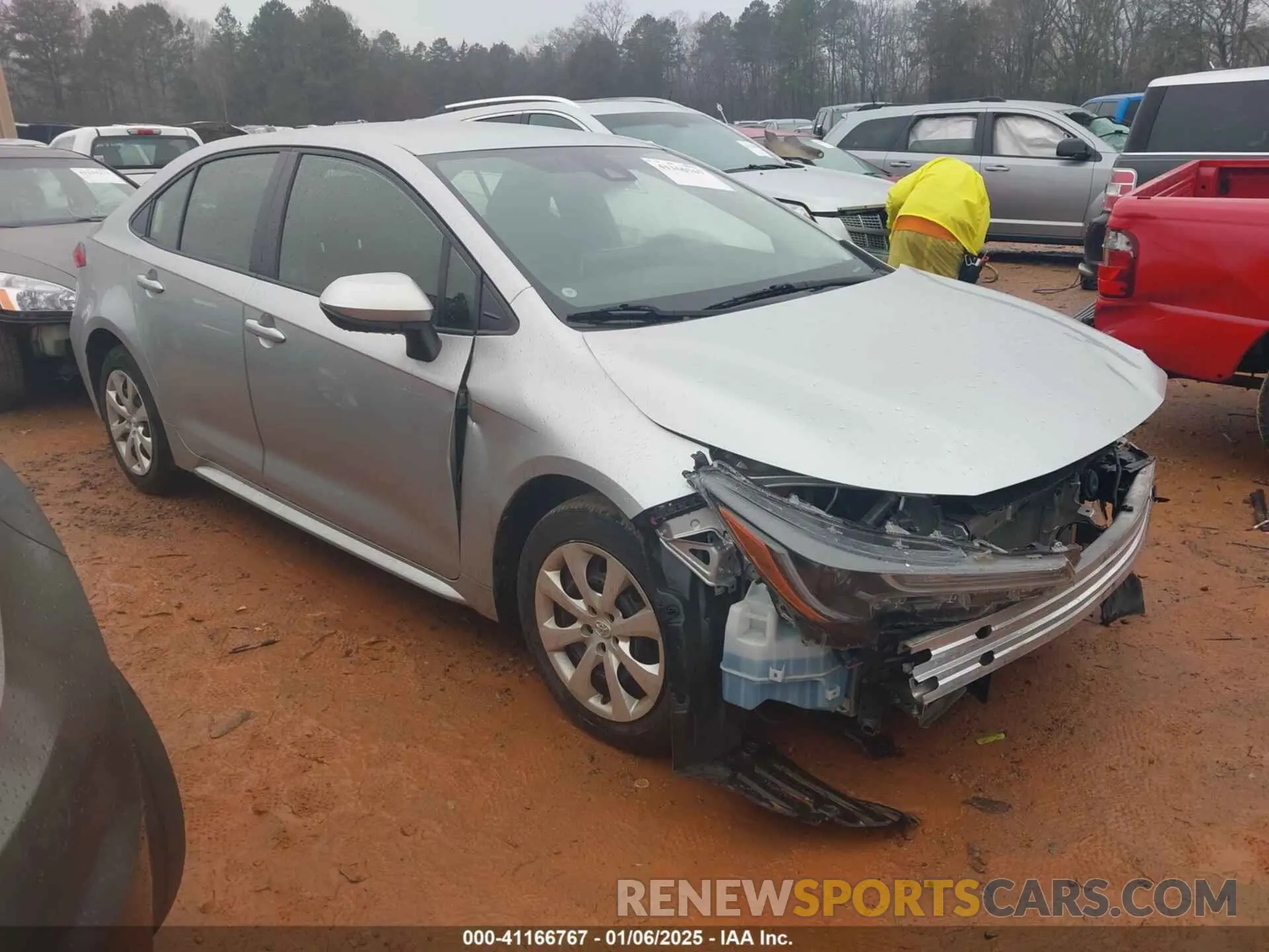 1 fotografías del automóvil dañado JTDEPRAE5LJ014765 TOYOTA COROLLA 2020