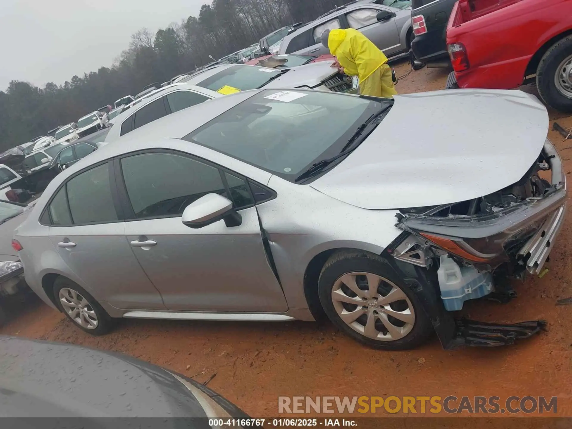 14 fotografías del automóvil dañado JTDEPRAE5LJ014765 TOYOTA COROLLA 2020