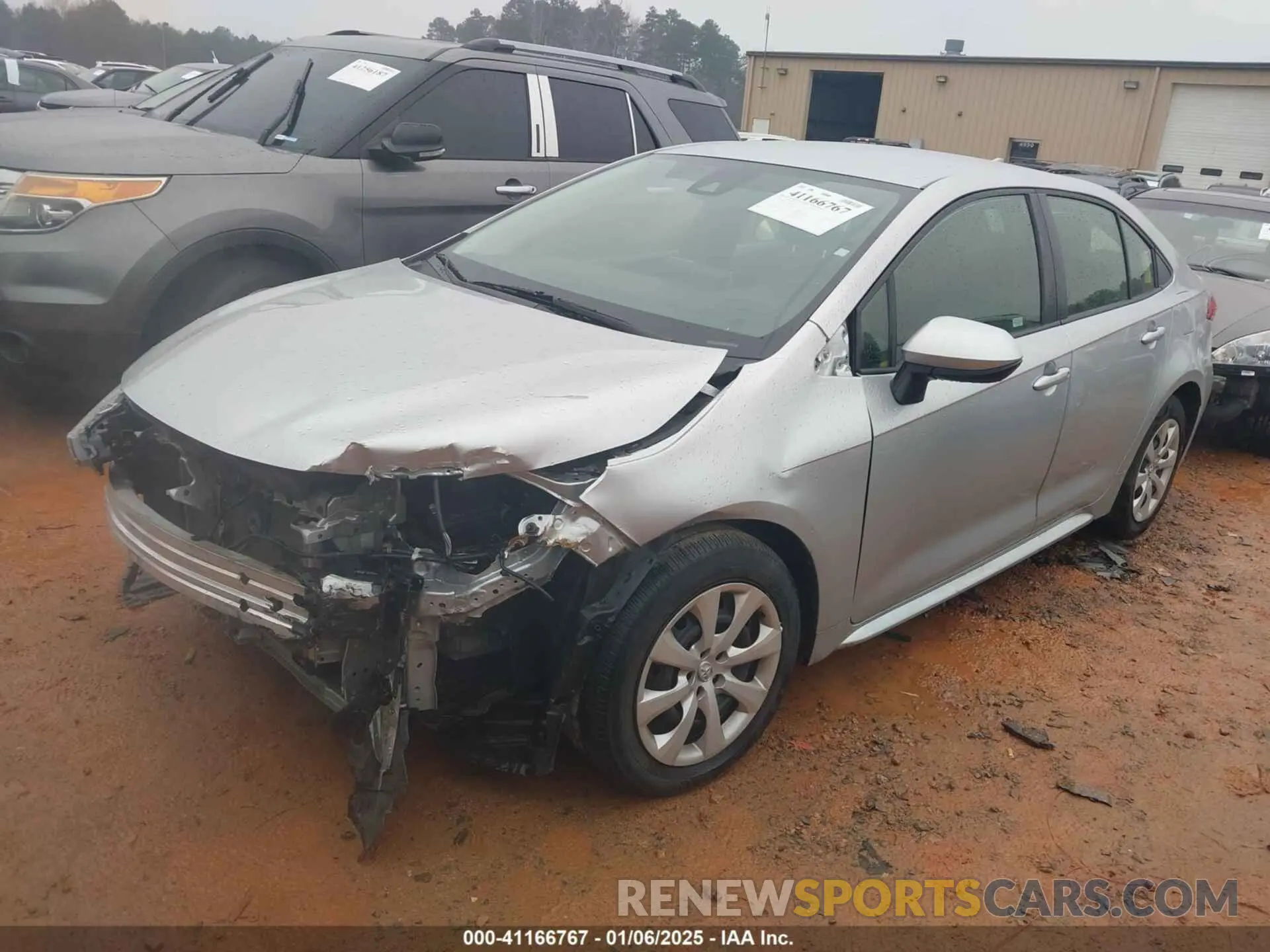 2 fotografías del automóvil dañado JTDEPRAE5LJ014765 TOYOTA COROLLA 2020