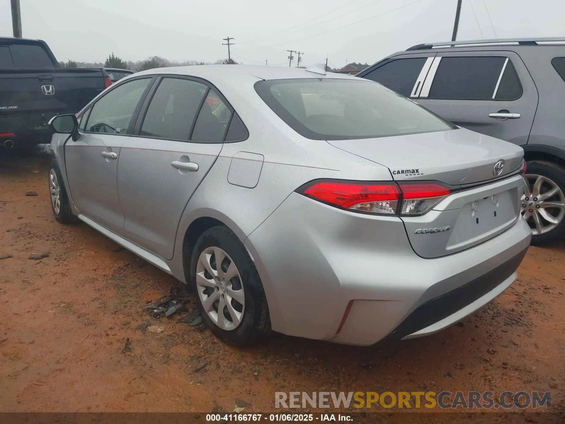 3 fotografías del automóvil dañado JTDEPRAE5LJ014765 TOYOTA COROLLA 2020
