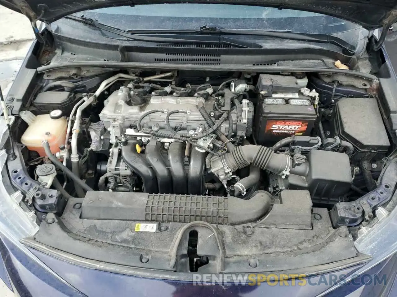 11 fotografías del automóvil dañado JTDEPRAE5LJ016404 TOYOTA COROLLA 2020