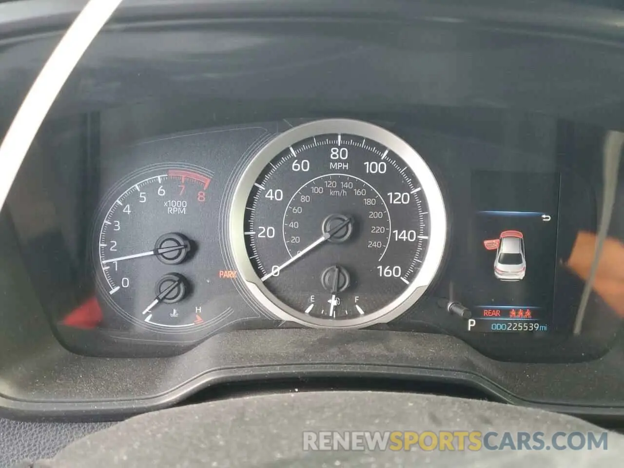 9 fotografías del automóvil dañado JTDEPRAE5LJ016404 TOYOTA COROLLA 2020