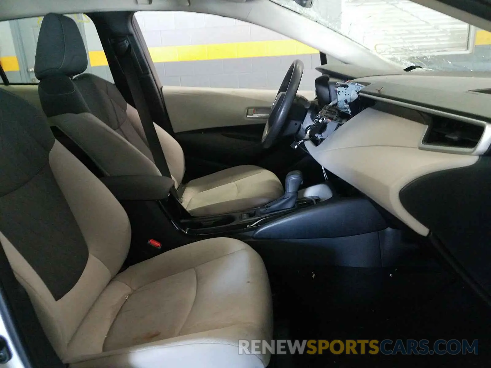 5 fotografías del automóvil dañado JTDEPRAE5LJ018069 TOYOTA COROLLA 2020