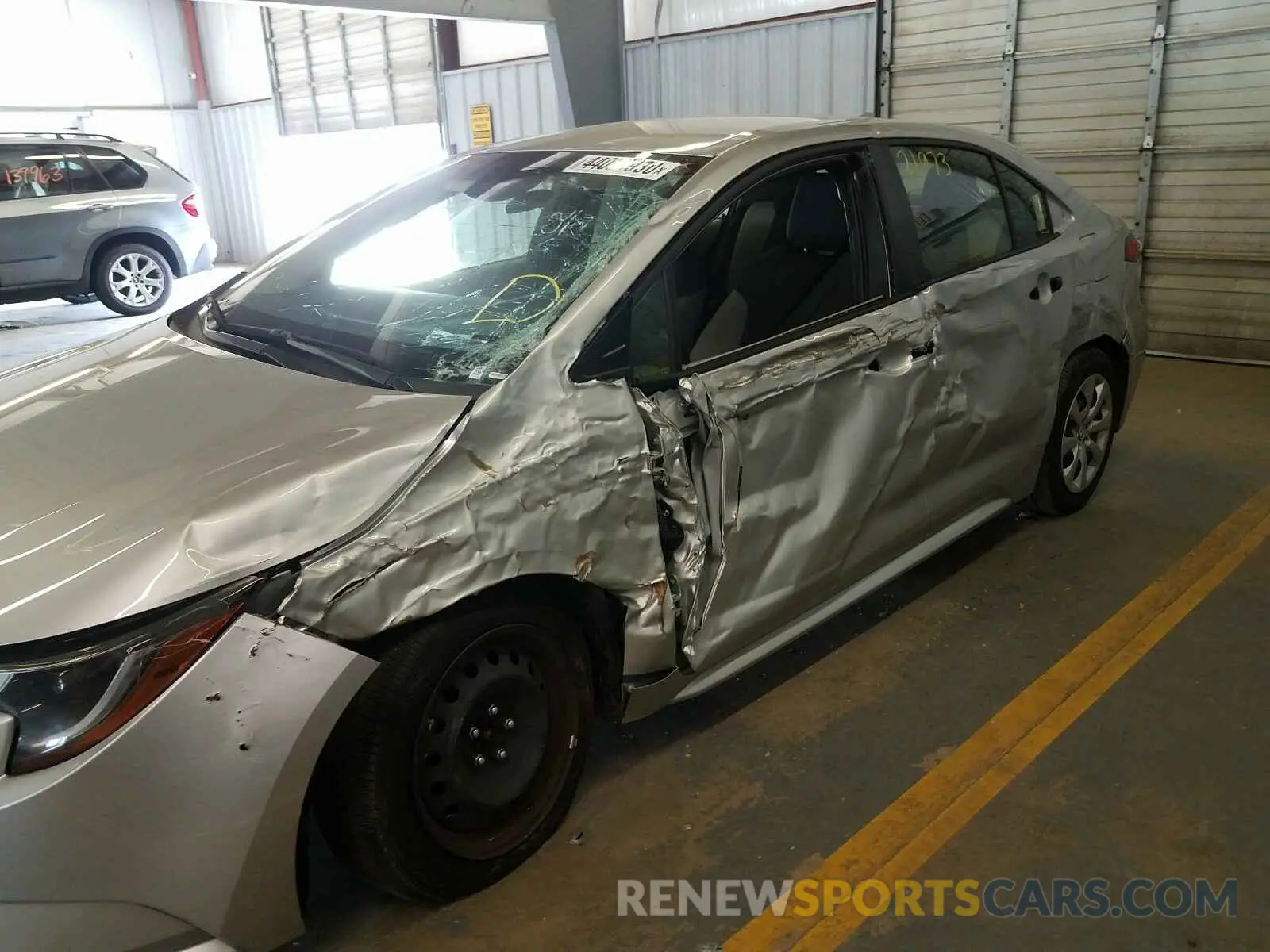 9 fotografías del automóvil dañado JTDEPRAE5LJ018069 TOYOTA COROLLA 2020