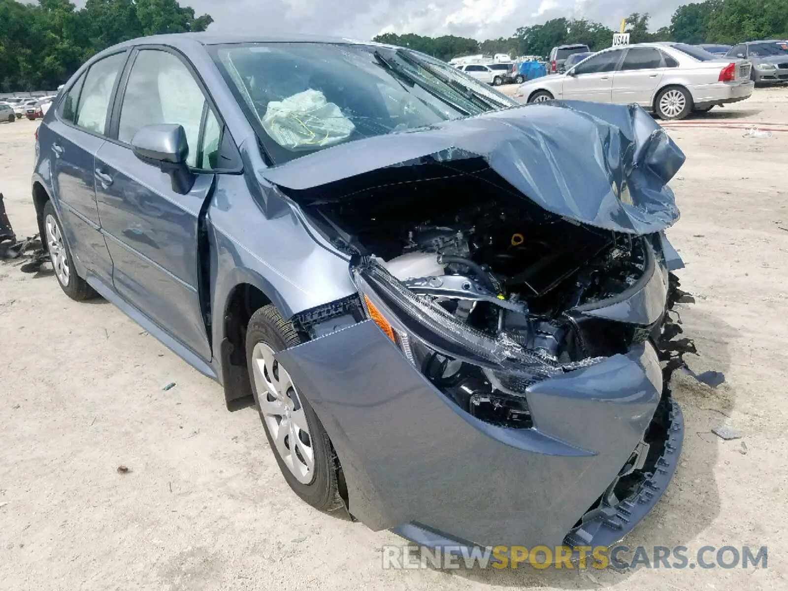 1 fotografías del automóvil dañado JTDEPRAE5LJ020551 TOYOTA COROLLA 2020