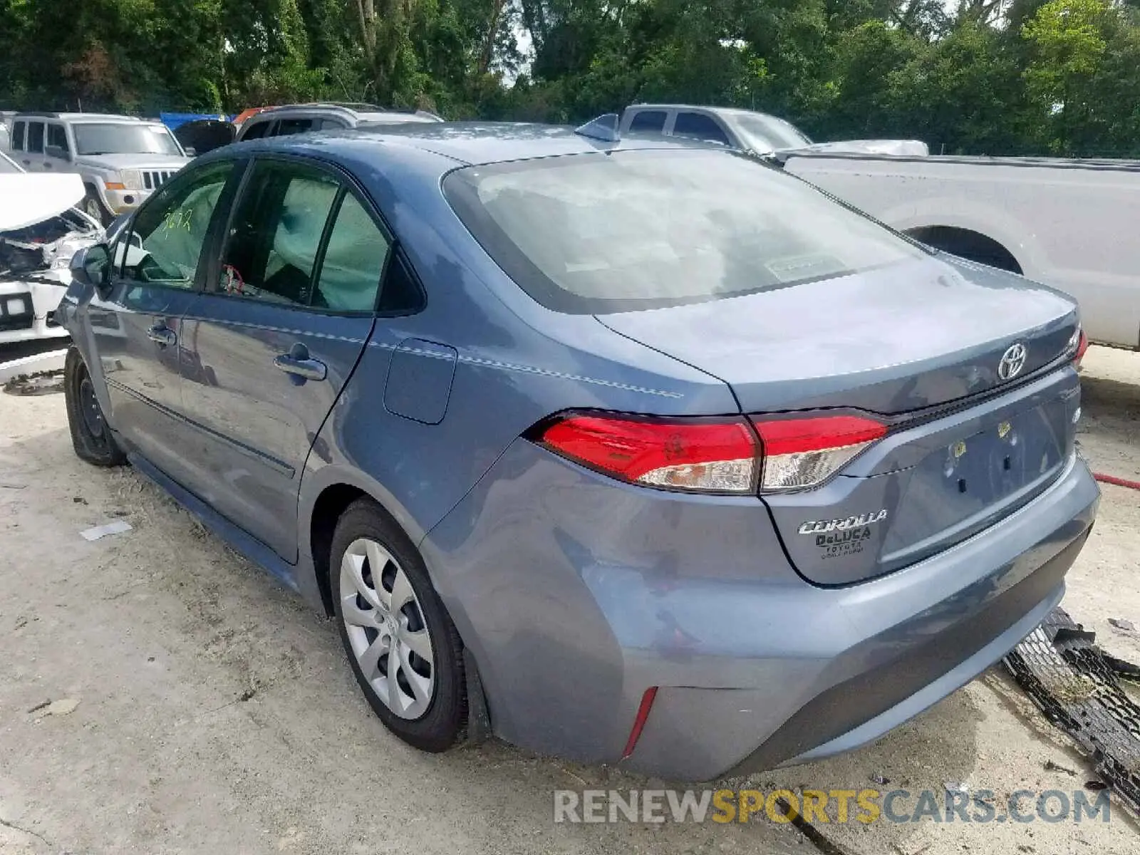 3 fotografías del automóvil dañado JTDEPRAE5LJ020551 TOYOTA COROLLA 2020