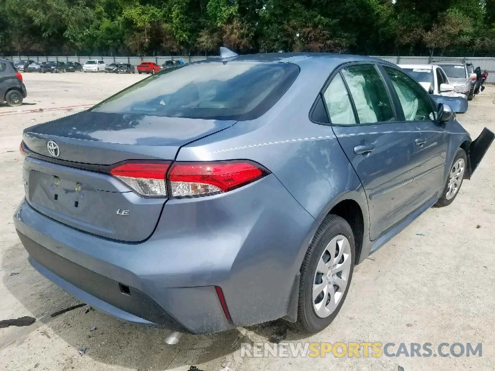 4 fotografías del automóvil dañado JTDEPRAE5LJ020551 TOYOTA COROLLA 2020