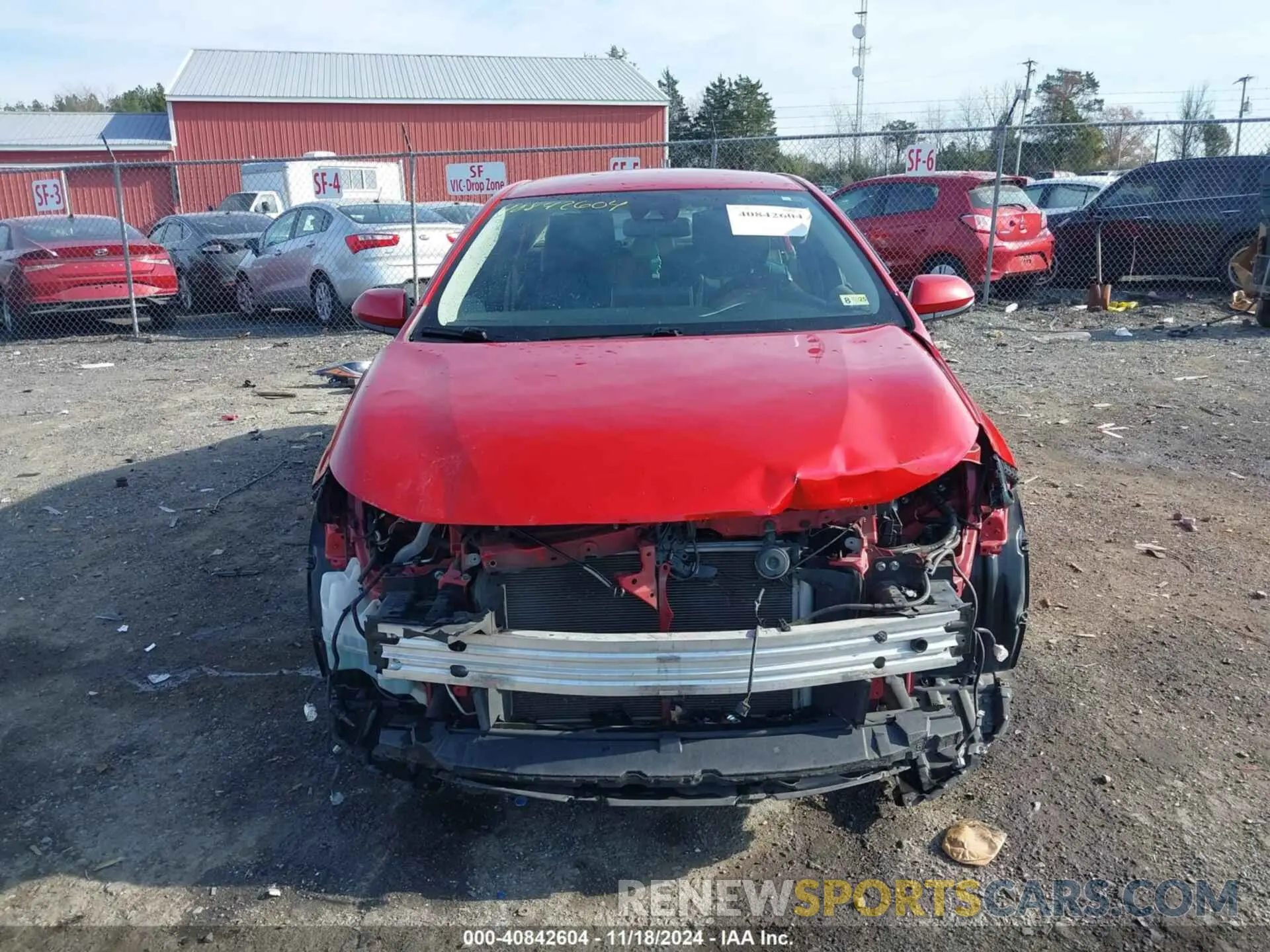 13 fotografías del automóvil dañado JTDEPRAE5LJ034059 TOYOTA COROLLA 2020