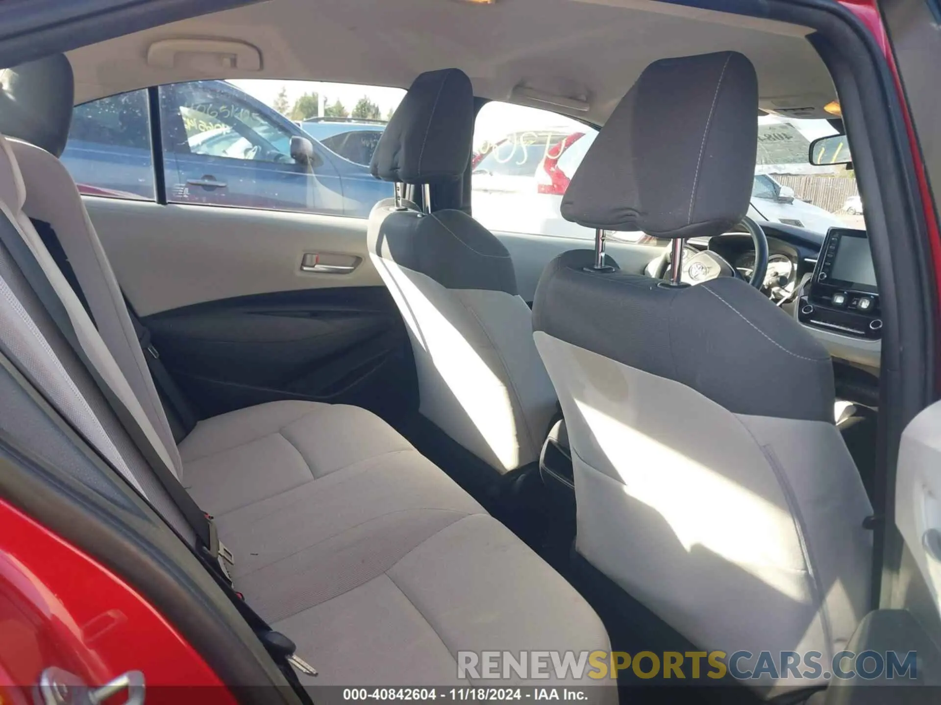 8 fotografías del automóvil dañado JTDEPRAE5LJ034059 TOYOTA COROLLA 2020