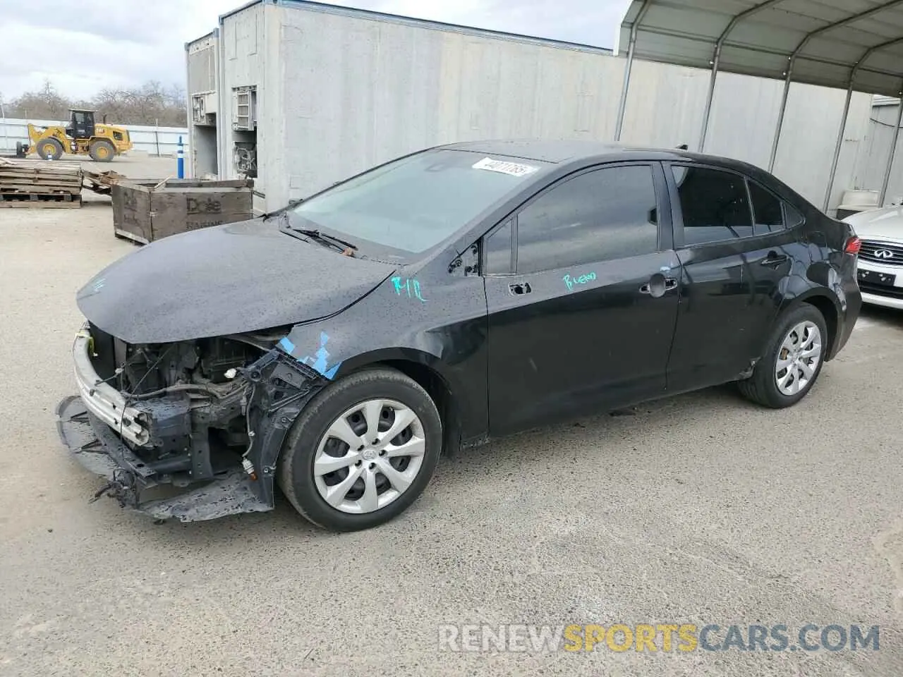 1 fotografías del automóvil dañado JTDEPRAE5LJ035079 TOYOTA COROLLA 2020