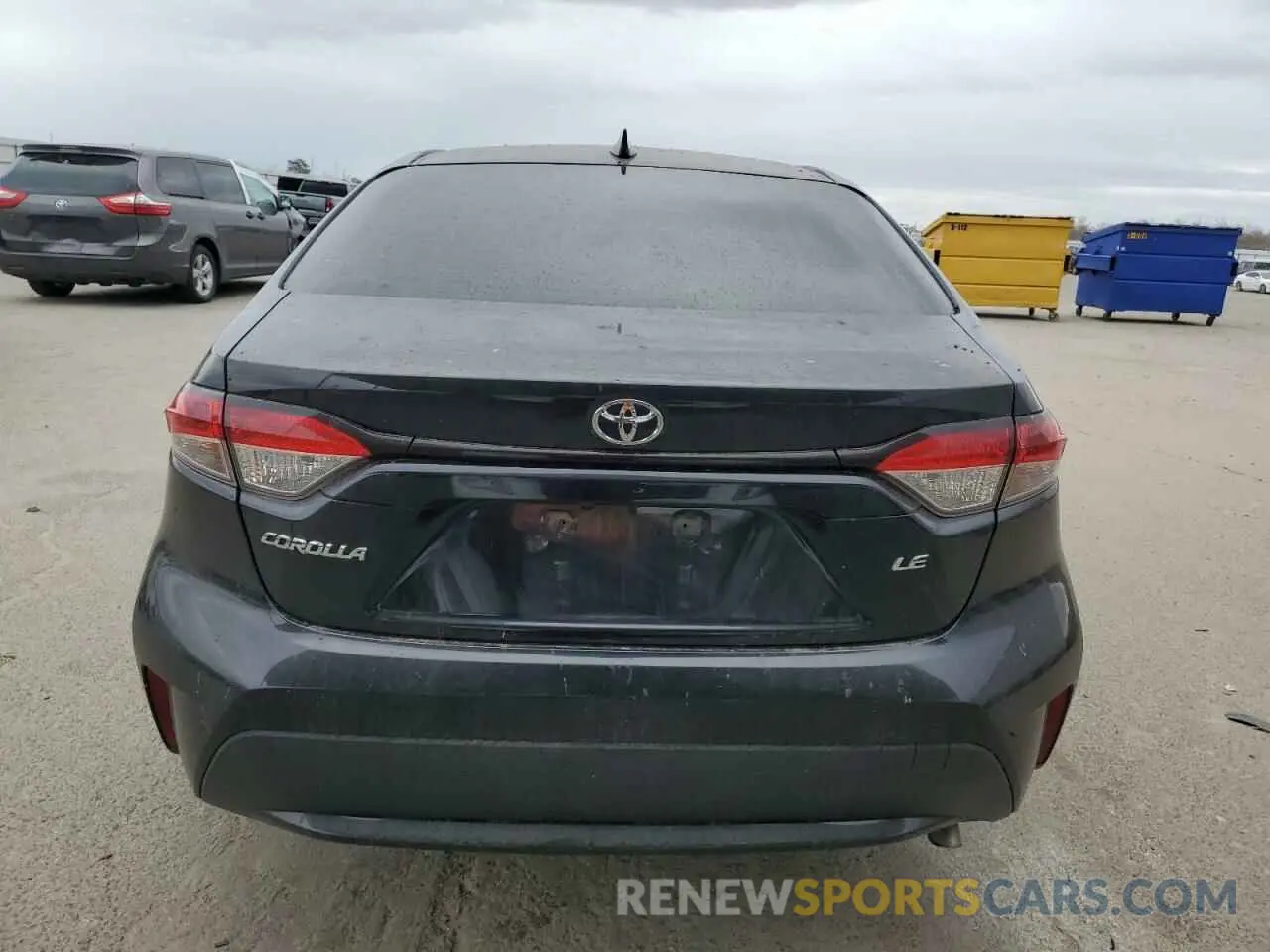 6 fotografías del automóvil dañado JTDEPRAE5LJ035079 TOYOTA COROLLA 2020